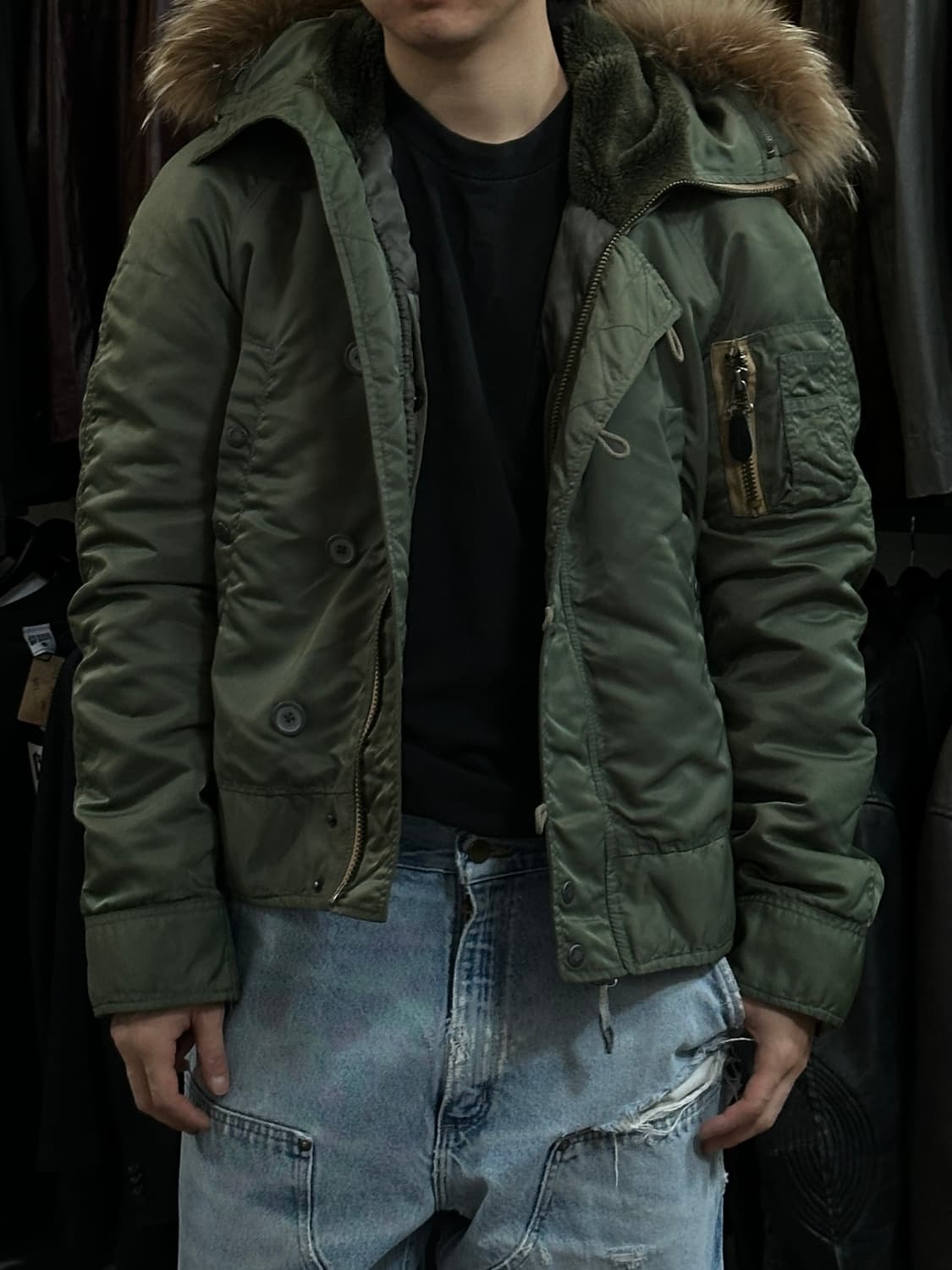 00's 아비렉스 N2B 플라이트 봄버 자켓 상품이미지9