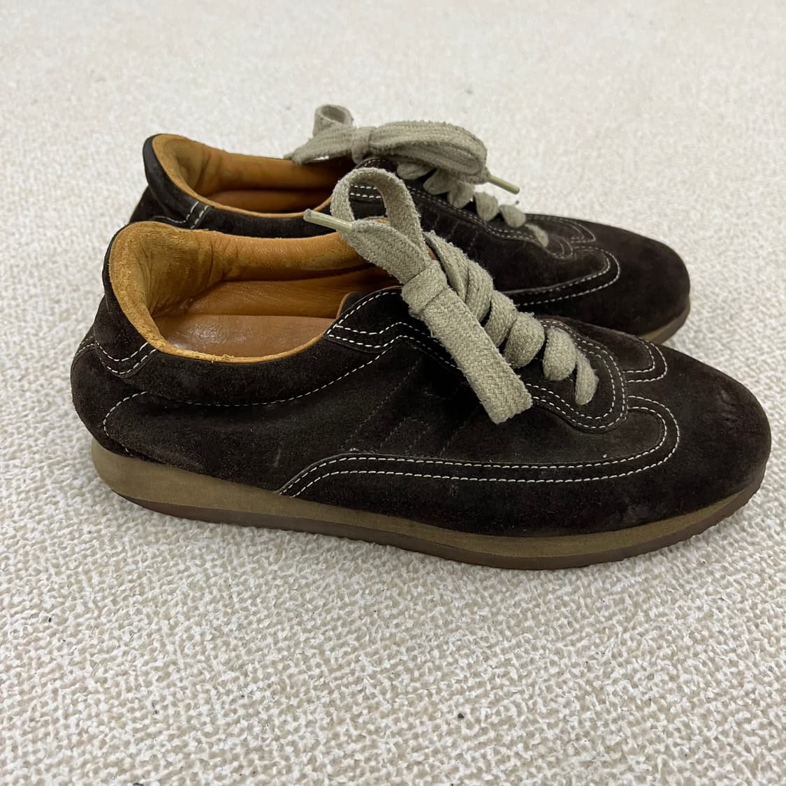 36 고급 스웨이드 레더 스니커즈 신발 0122M2 상품이미지4