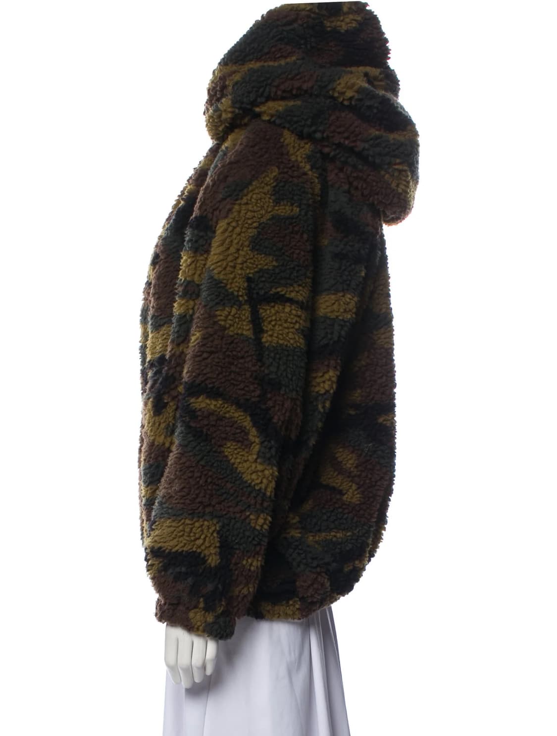 미우미우 카모 플리스 후드자켓 상품이미지10