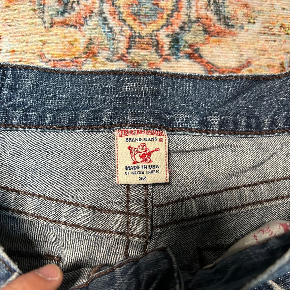 [32] 트루릴리전 바비 스트레이트 핏 데님 팬츠 상품이미지4