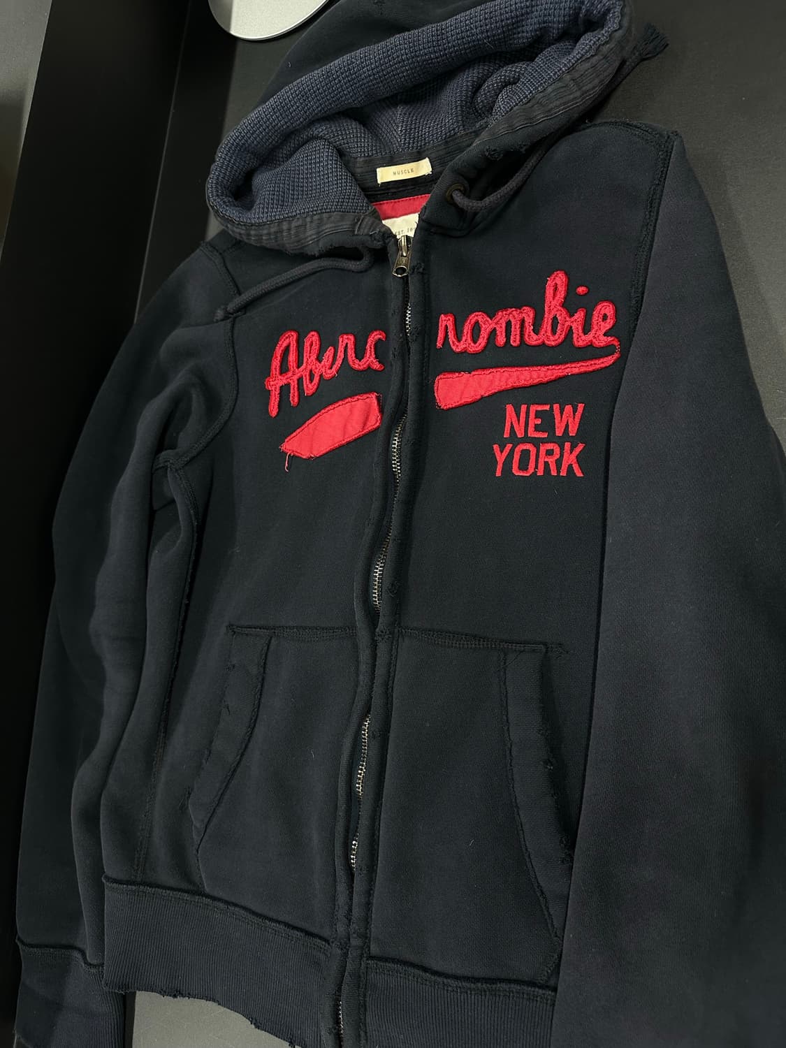 아베크롬비 검빨 후드 집업 상품이미지4