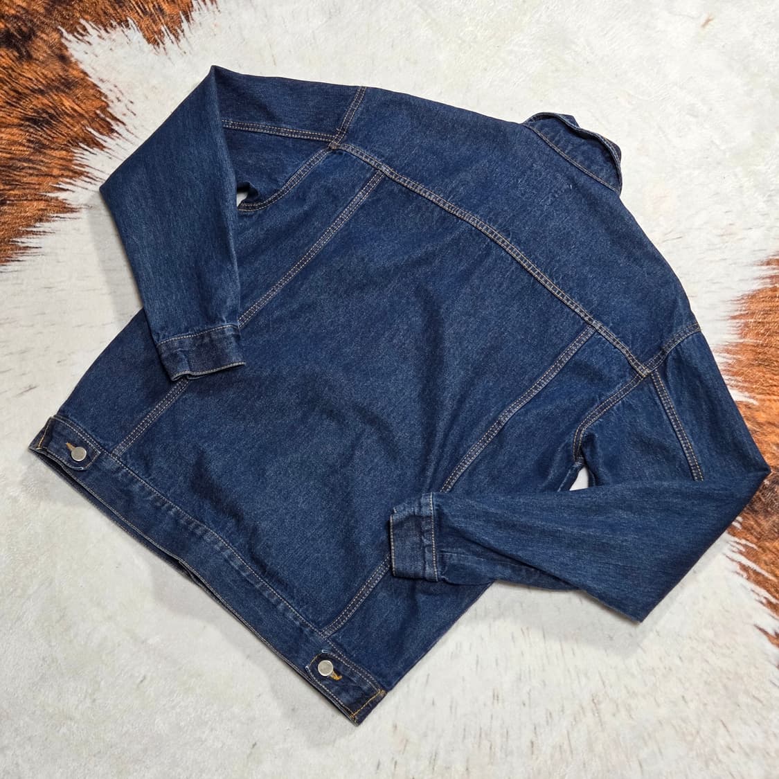 빈티지 진청 투포켓 데님 자켓 상품이미지4