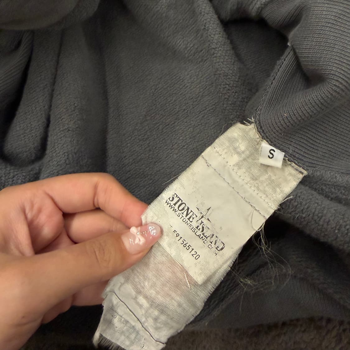 [ 정품/S ] 스톤아일랜드 와펜 버튼 집업 자켓 상품이미지5