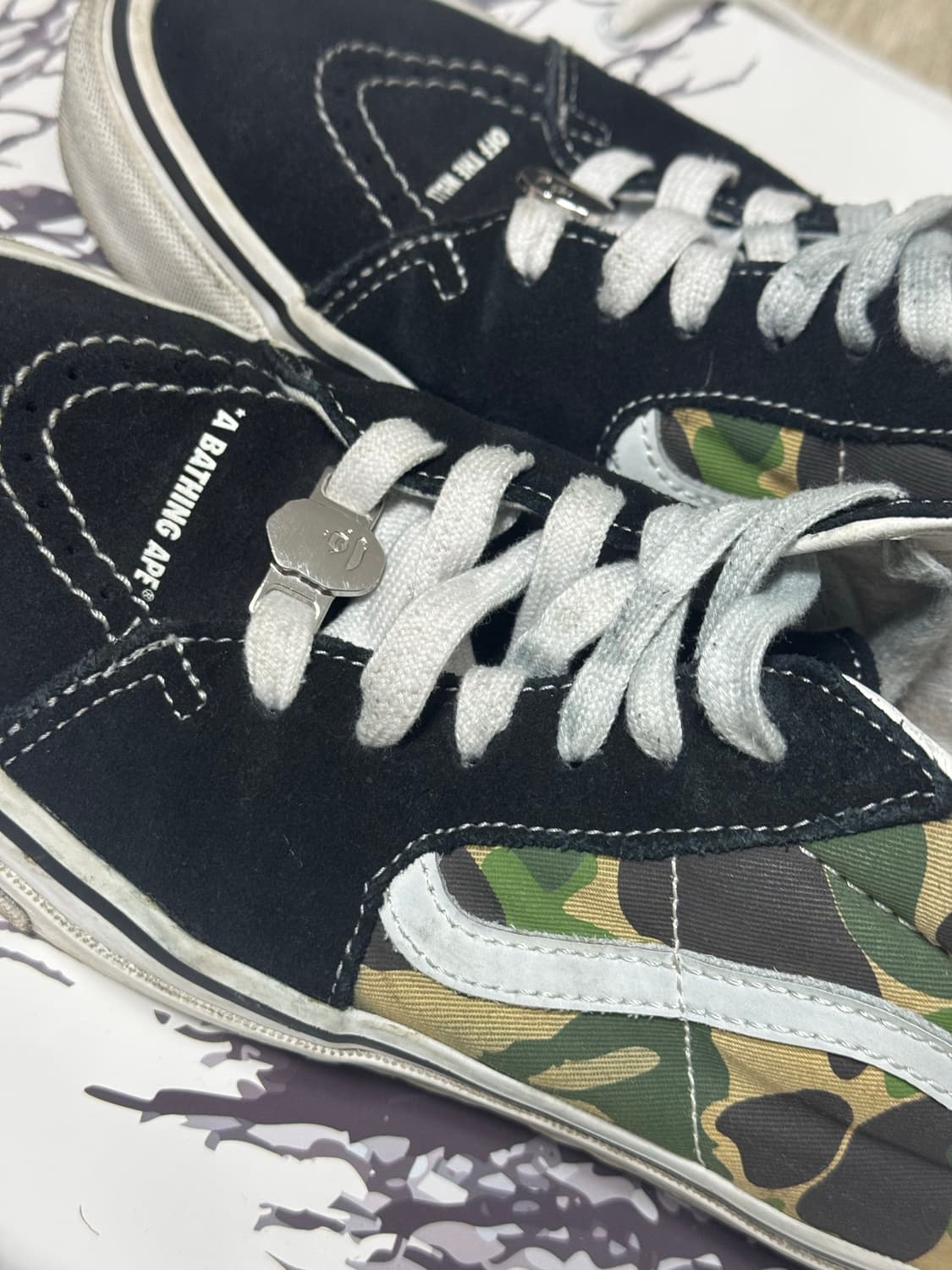 반스 x 베이프 스케이트 미드 270 상품이미지8