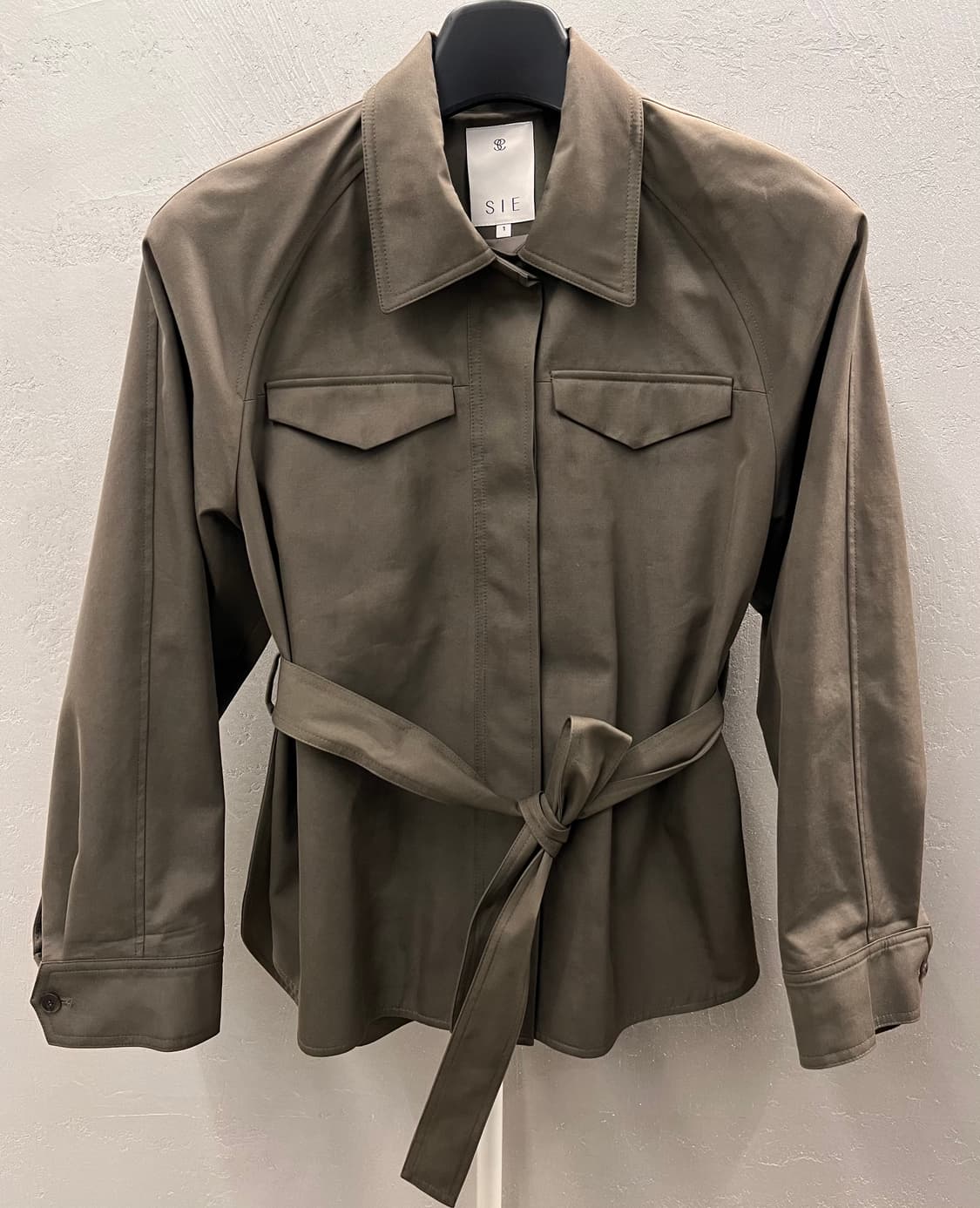 시에 SIE 벨티드 자켓 S 다크올리브 상품이미지1