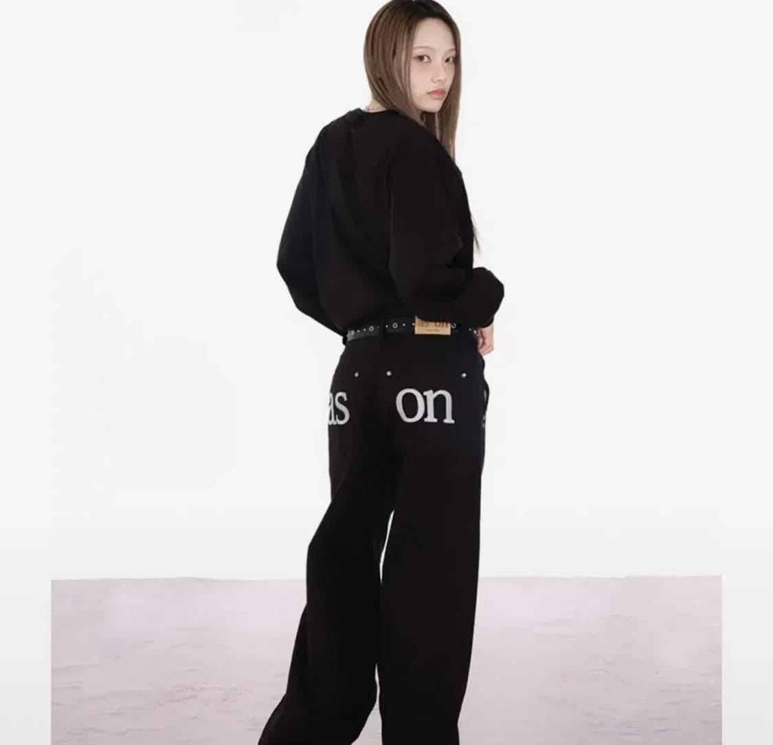 애즈온 스모그 와이드 팬츠 s 상품이미지1