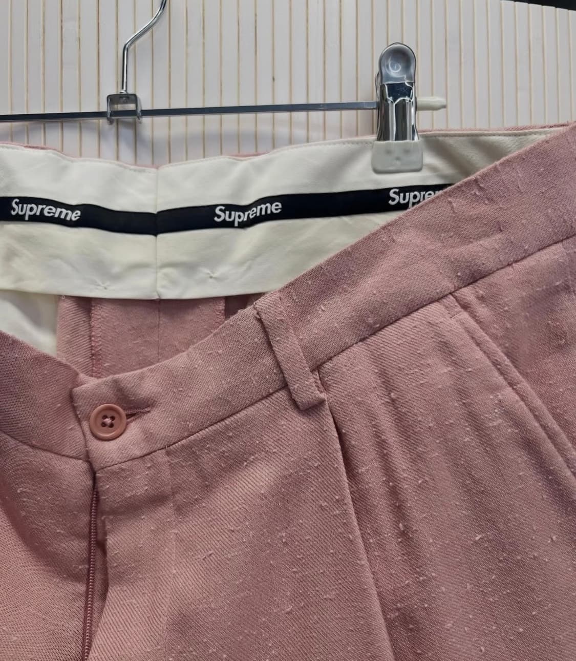 슈프림 팬츠 32, 핑크 ! supreme 상품이미지1