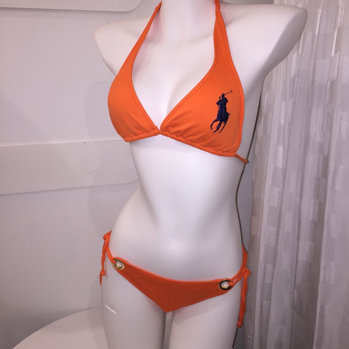 Polo 폴로랄프로렌 빅포니 오렌지 아일렛 비키니 상품이미지1