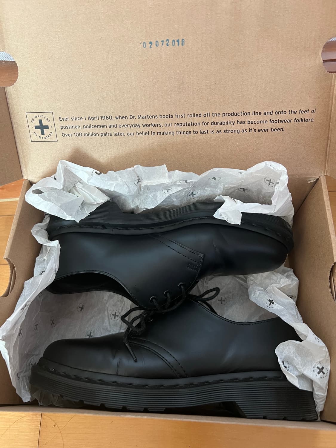 닥터마틴1461 모노 uk5사이즈 235-240 더비슈즈 상품이미지2