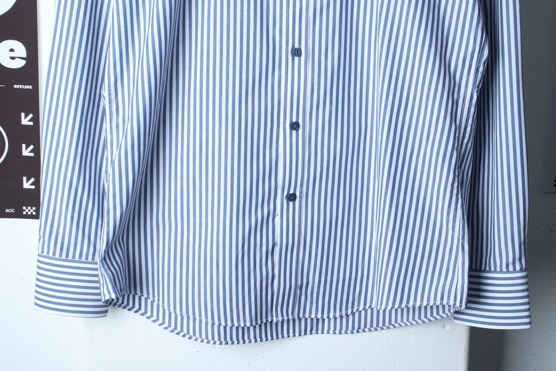 (L-XL) 레노마 셔츠 남방 스트라이프 블루 놈코어-H32654 상품이미지4