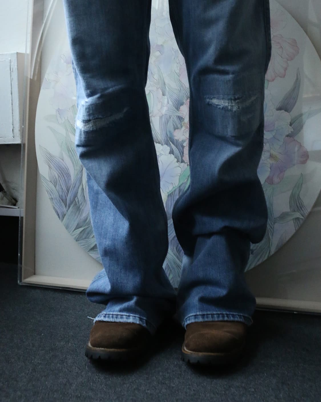 빈티지 스웨이드 컴뱃 부츠  상품이미지2