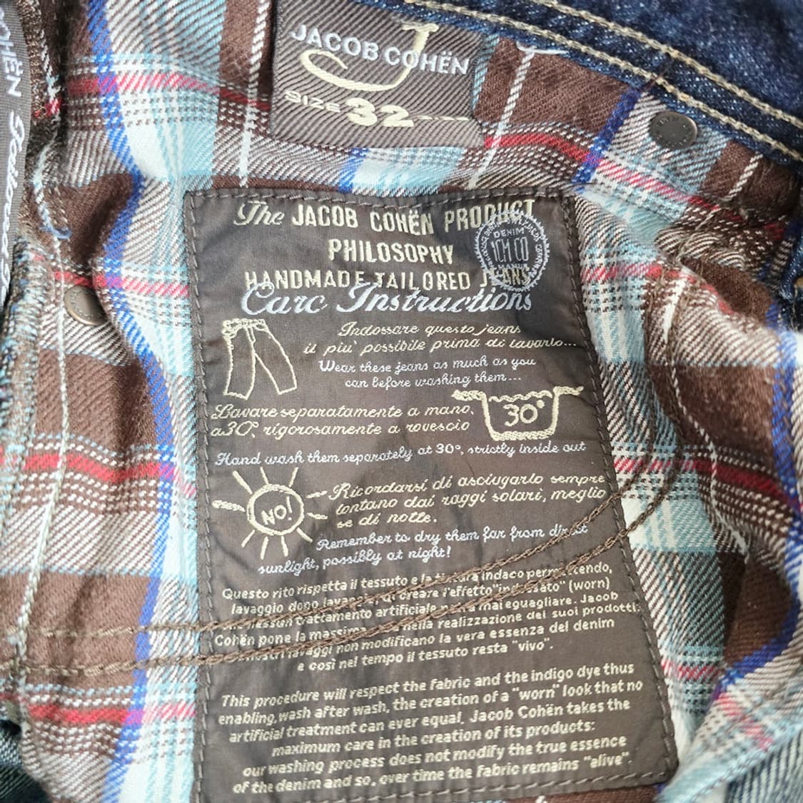 야콥코헨 청바지 이태리 데님팬츠 사이즈30 R5327 상품이미지7