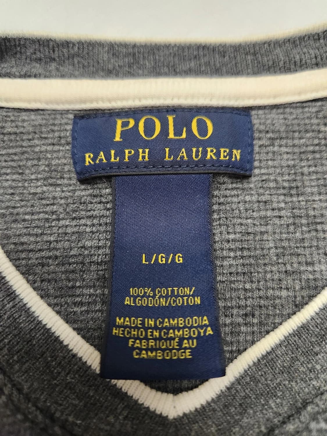 폴로 랄프 로렌 V넥 코튼 니트 상품이미지3