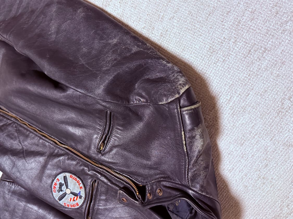 빈티지 레더자켓 상품이미지3