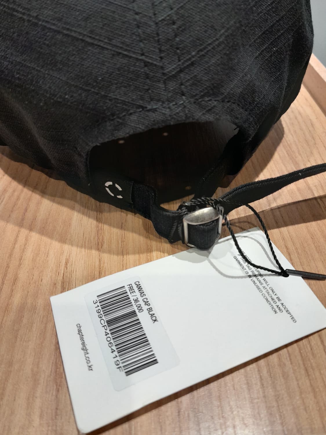 (새상품) 챕터 에잇 볼캡 블랙 상품이미지5