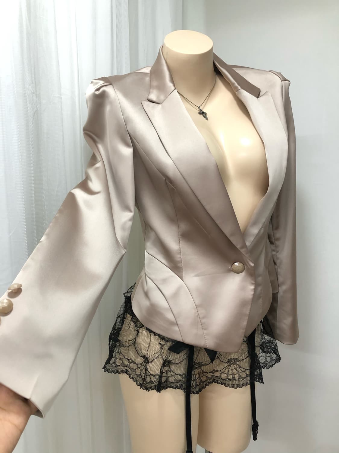 SELLY’S gold classic collar jacket 상품이미지4