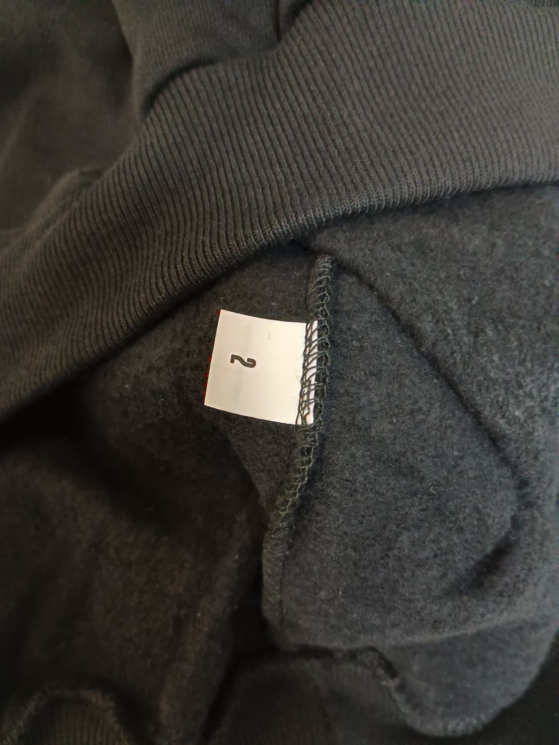 YZY 이지 블랙독 후드 2사이즈 상품이미지2