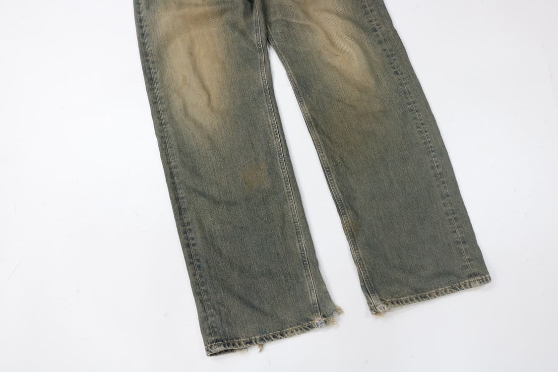에드윈(EDWIN) 빈티지 엑스트라 배기 워싱 데님 팬츠 (34) 상품이미지3