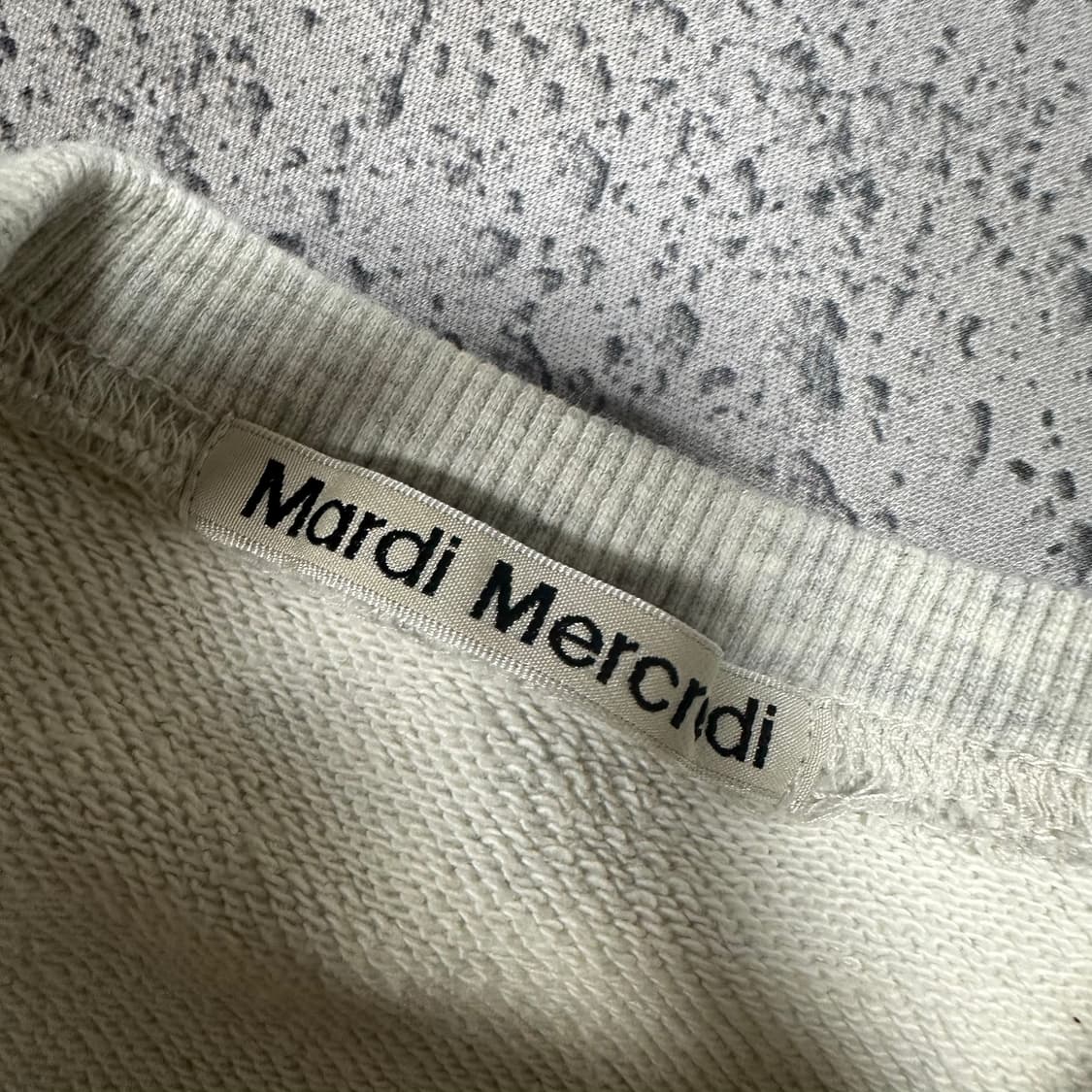✨ (바배) 마르디 메크르디 멜란지 그레이 맨투맨  상품이미지3