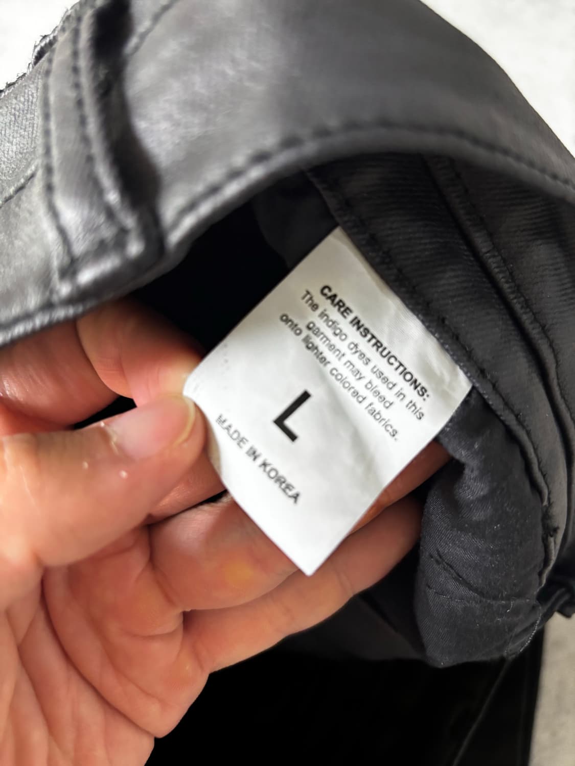 코팅진 슬림핏 30사이즈 상품이미지5