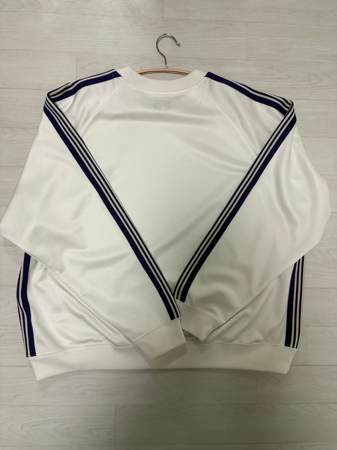 니들스 폴리 스무스 트랙 크루넥 ice white XL 사이즈 상품이미지4