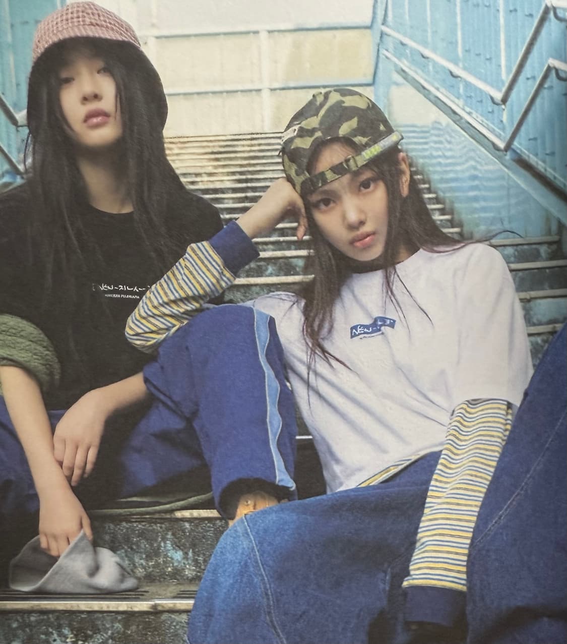  LTTT 카모 캡 뉴진스혜인 착용 상품이미지1