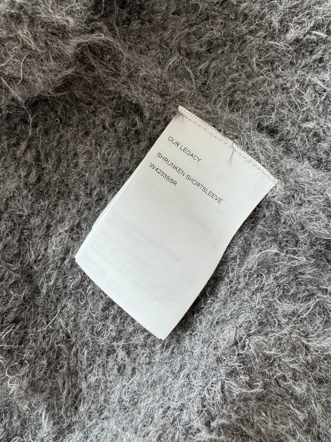 아워레가시 Our Legacy 슈렁큰 니트 가디건 32 그레이 상품이미지6