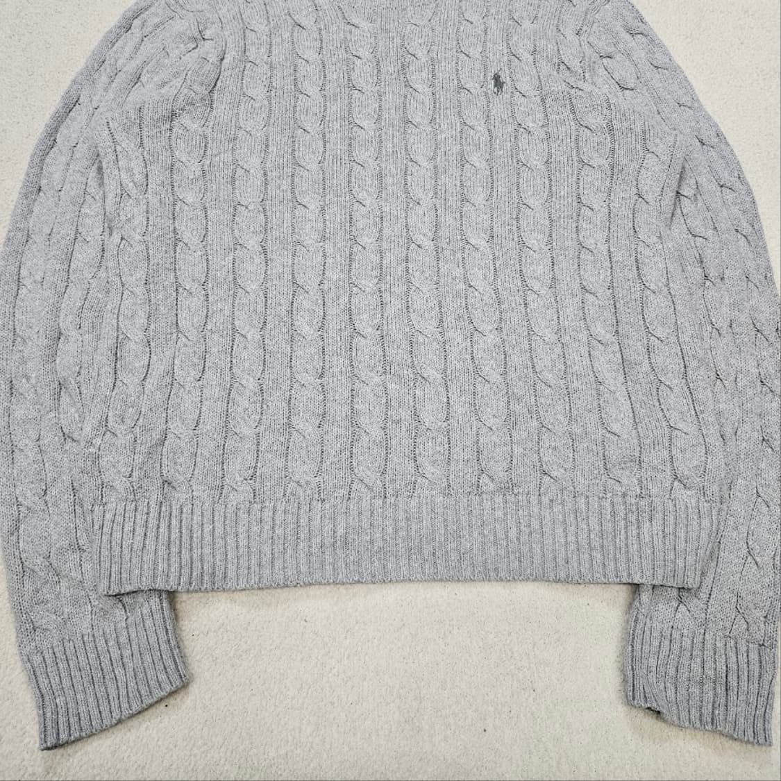 폴로 랄프 로렌 신형 케이블 니트 M 상품이미지4