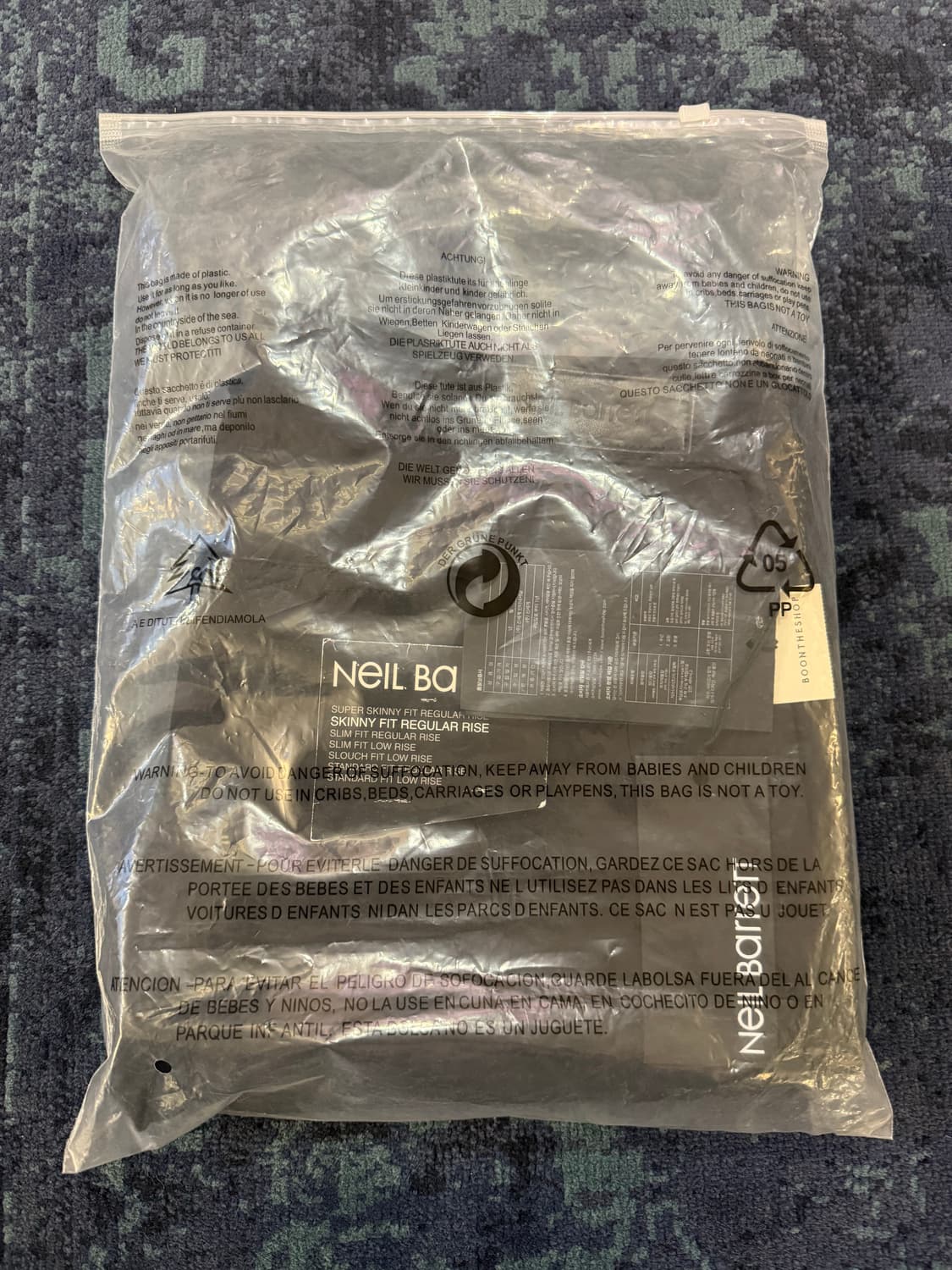 NEIL BARRETT Biker-style skinny jeans 상품이미지10