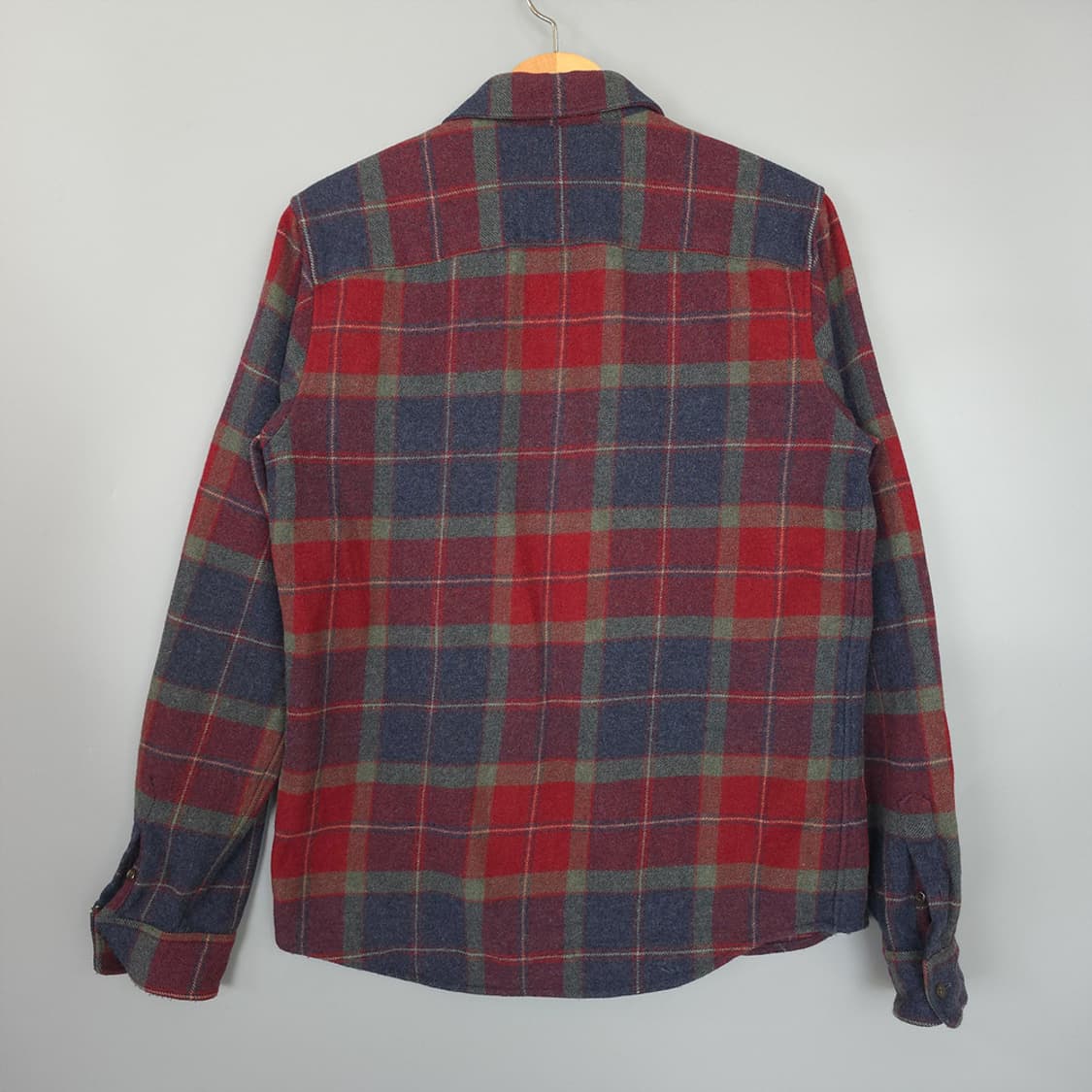 남성용 아페쎄 A.P.C. 울 혼방 체크셔츠 S 상품이미지5