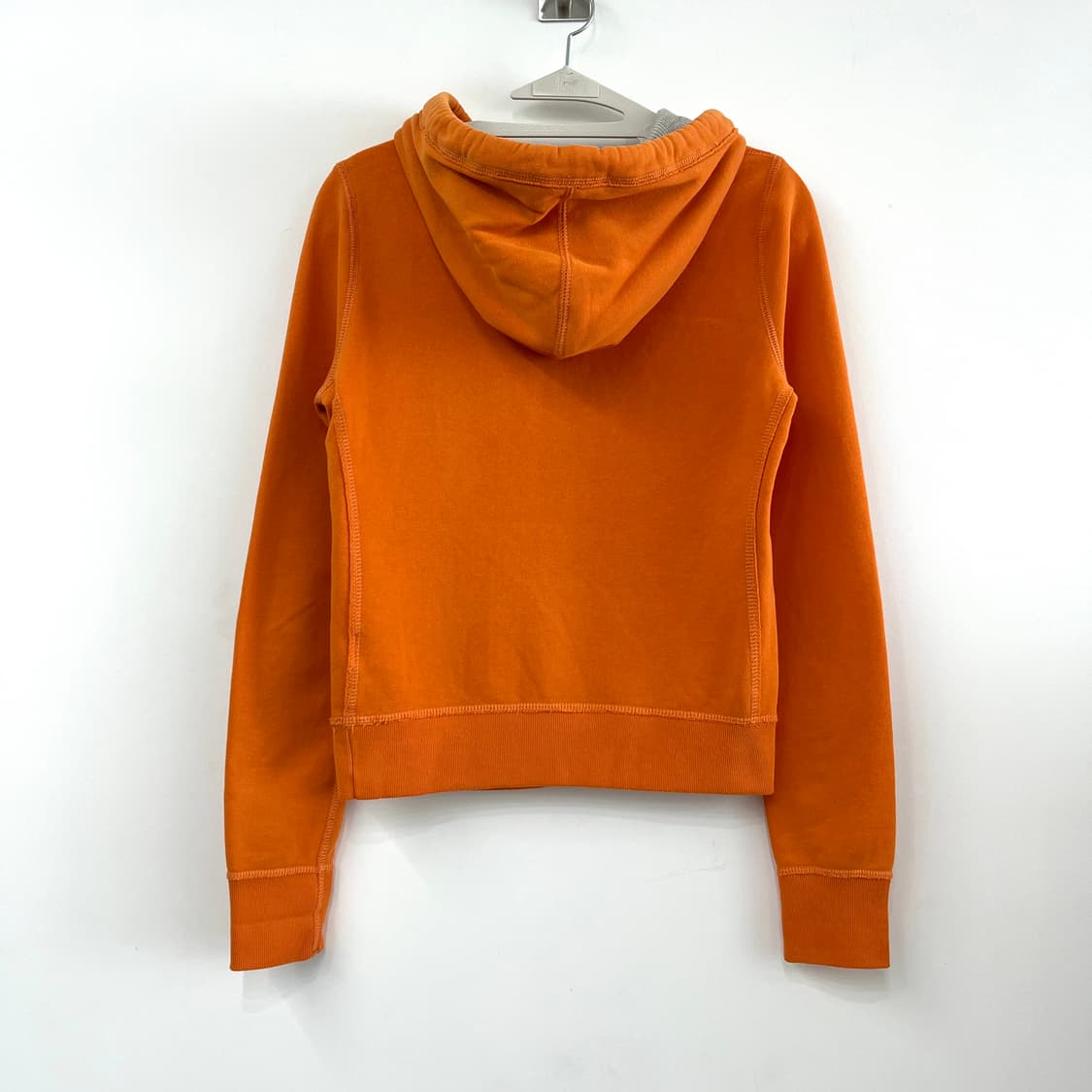 아베크롬비 딱붙핏 자수로고 오렌지 후드티 상품이미지3