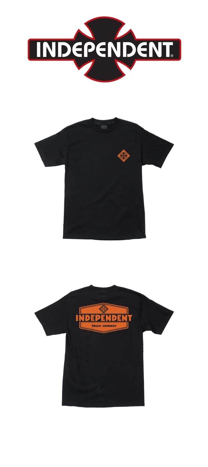 인디펜던트 INDUSTRY S/S TEE - BLACK 상품이미지1