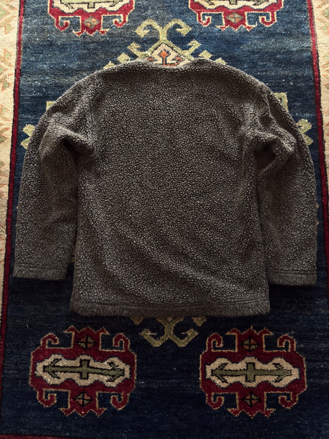 90s Emporio Armani Fleece Shearling 풀오버 상품이미지2