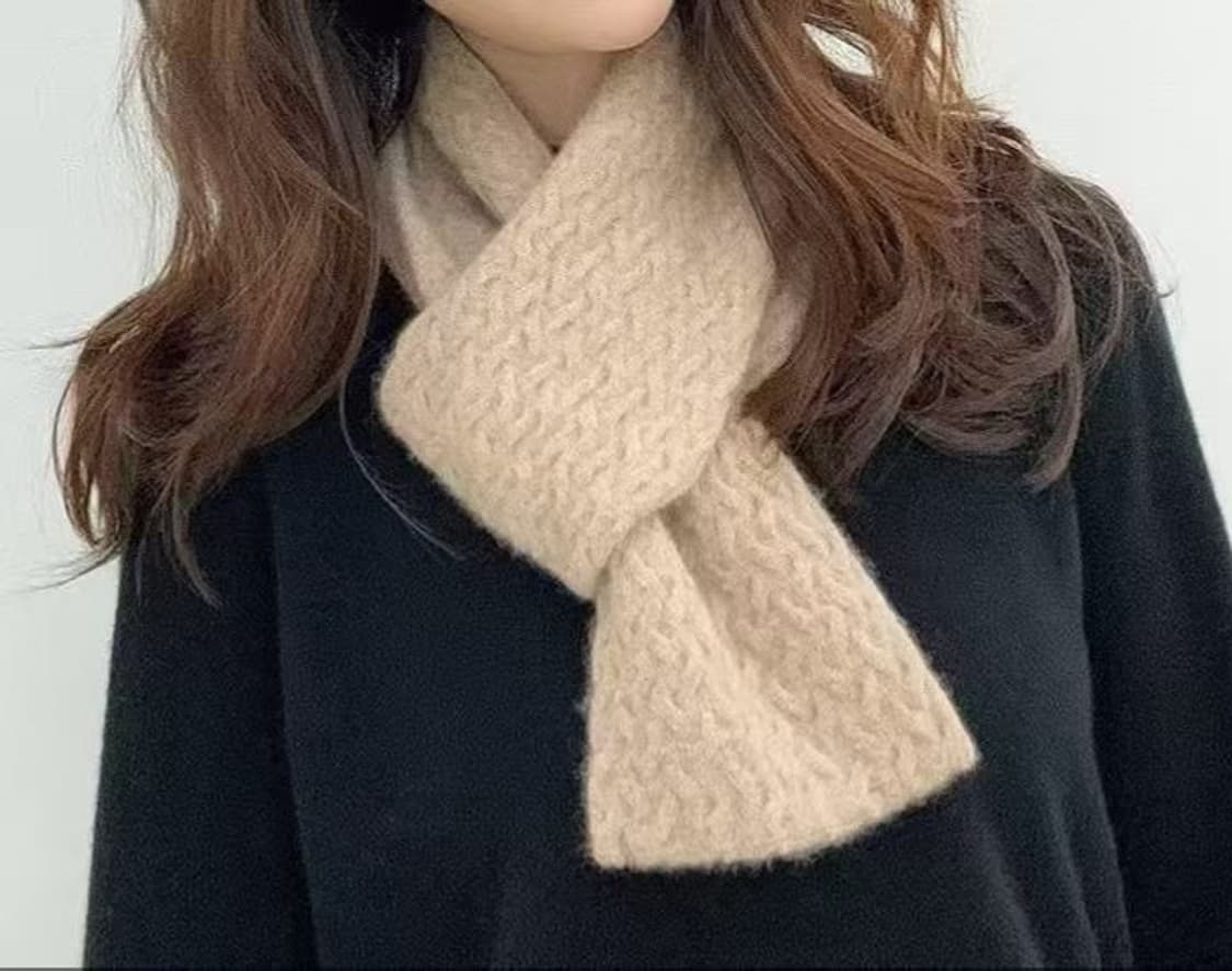 캐시미어 100% 니트 머플러  상품이미지2