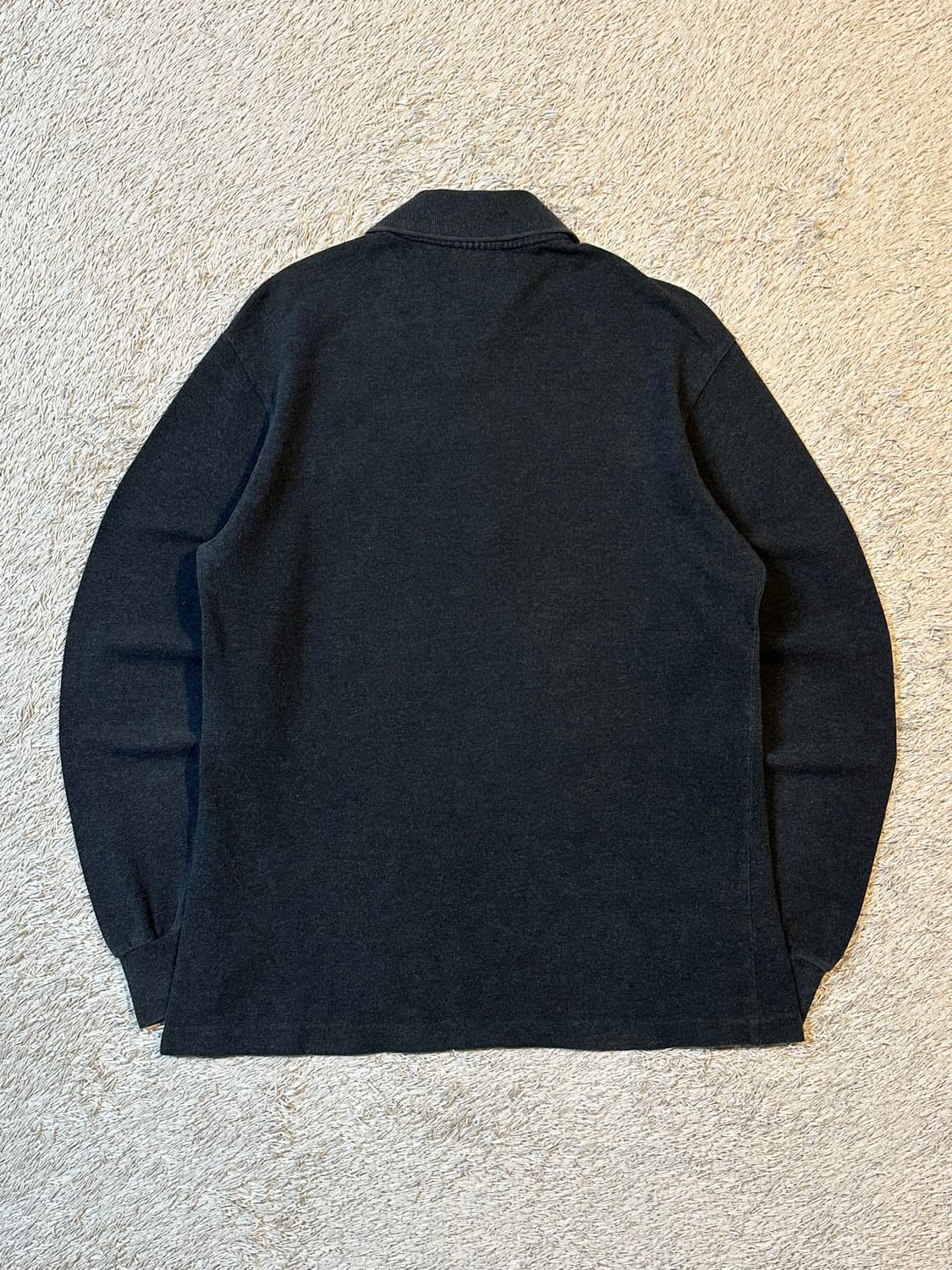 라코스테 LACOSTE 스몰로고 PK 긴팔 카라티 차콜 상품이미지3