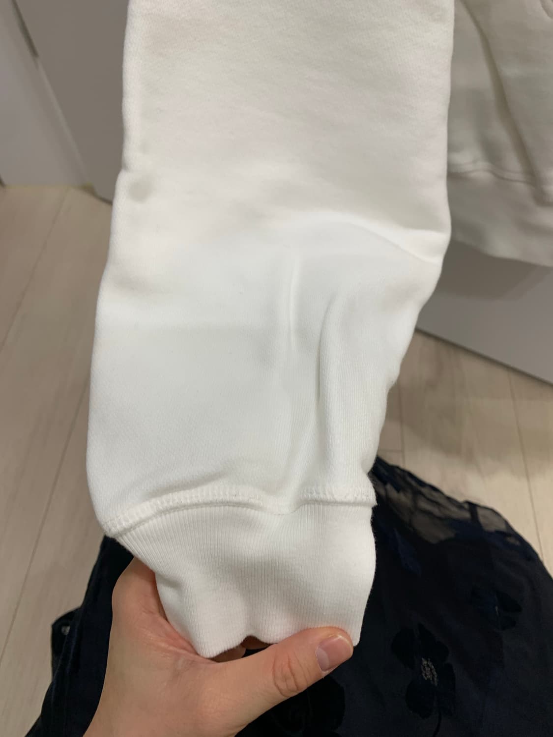 얼바닉3 화이트 스웻 집업 상품이미지6