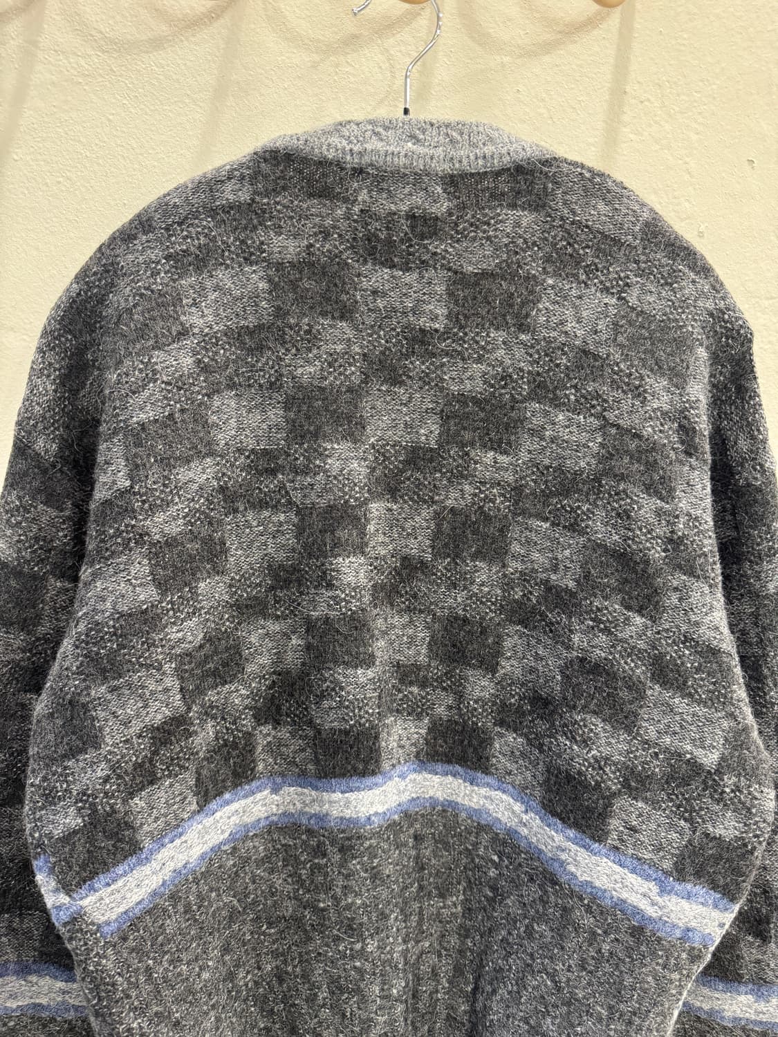 japan vintage wool 패턴 가디건 상품이미지8