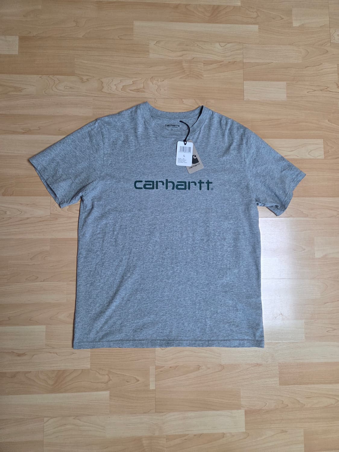 칼하트WIP 24SS 스크립트 티셔츠 그레이 L I031047 상품이미지2