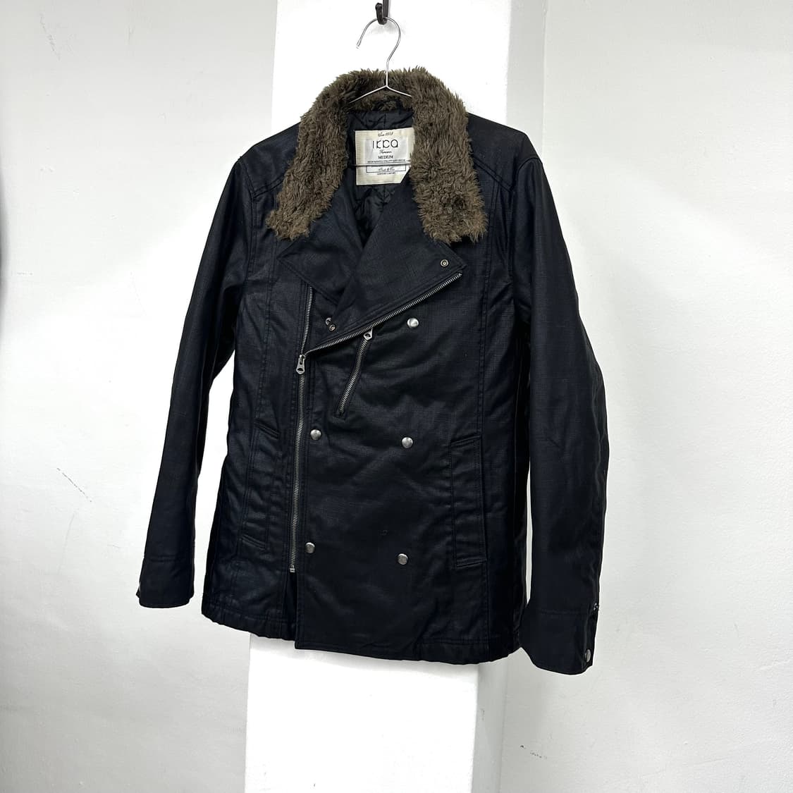 Coated fur rider jacket 상품이미지5