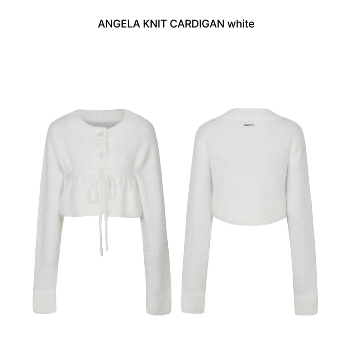 페인오어플레져 안젤라 니트 셋업 화이트 상품이미지5