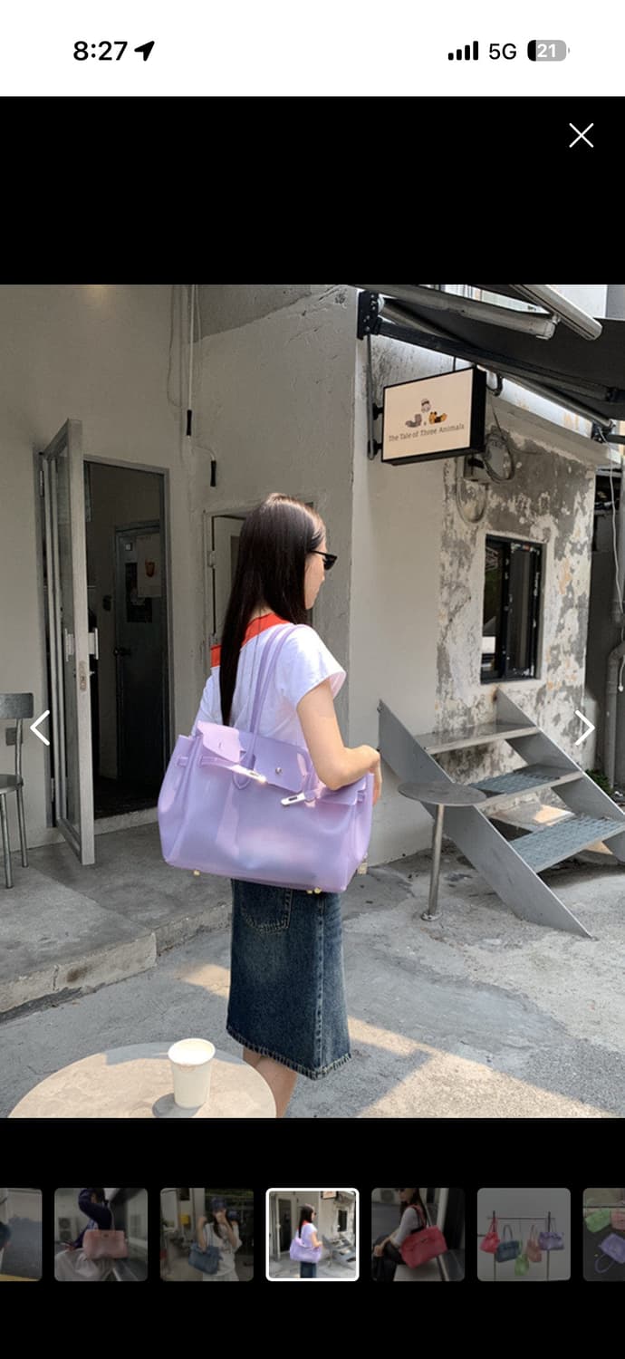 당일배송✨[tpu소재 ,고퀄리티💖] 키키 젤리백 젤리버킨백 상품이미지5