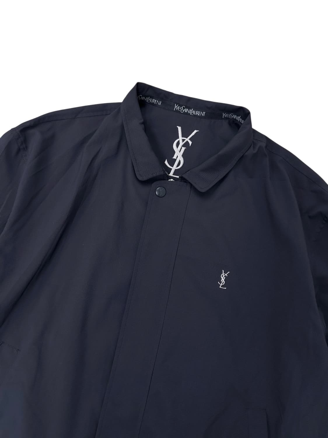 00년대 YSL 생로랑 나일론 자켓 블랙네이비 (L) 상품이미지2