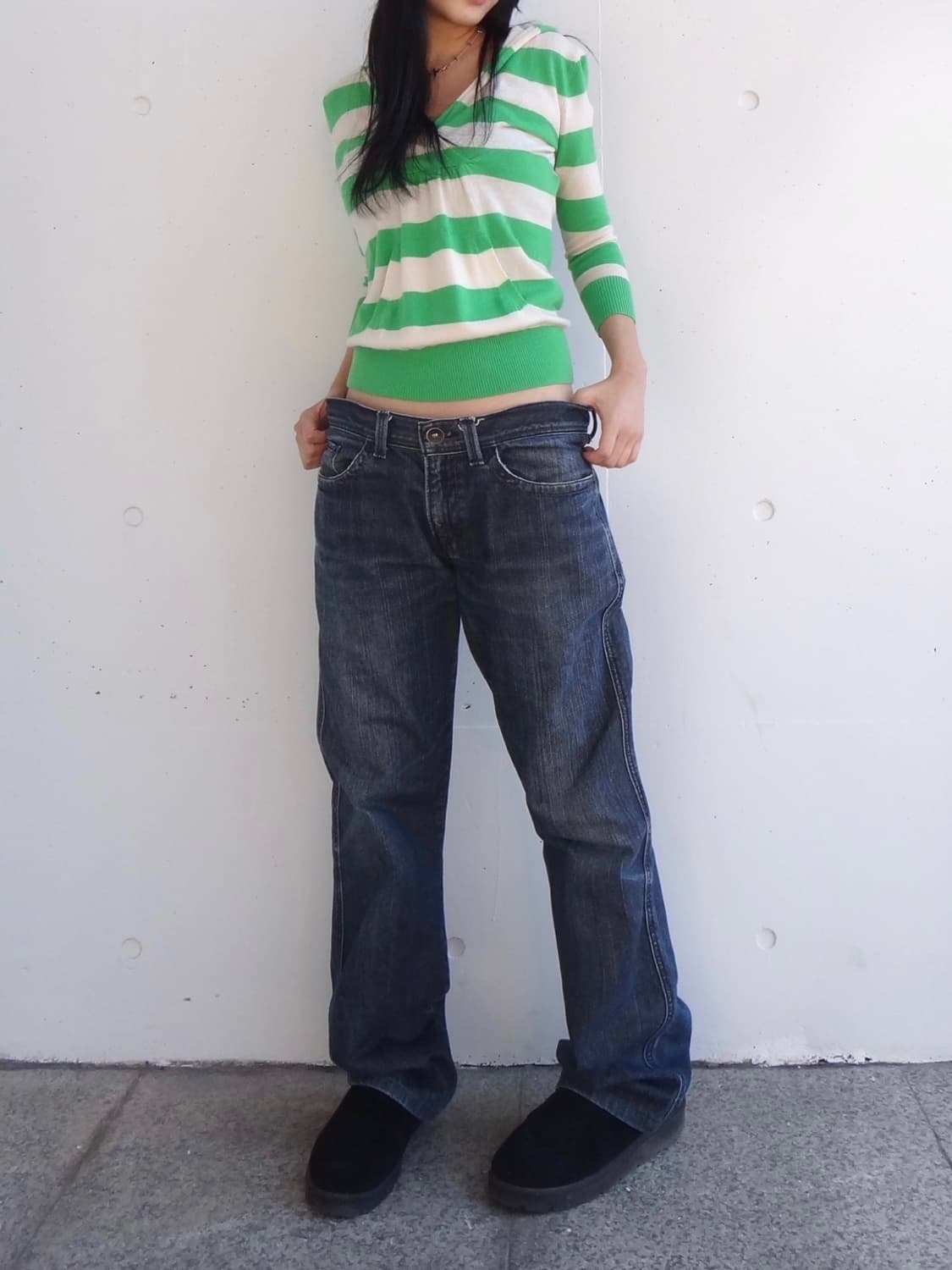 BANANA REPUBLIC twist pocket hoody knit  상품이미지2