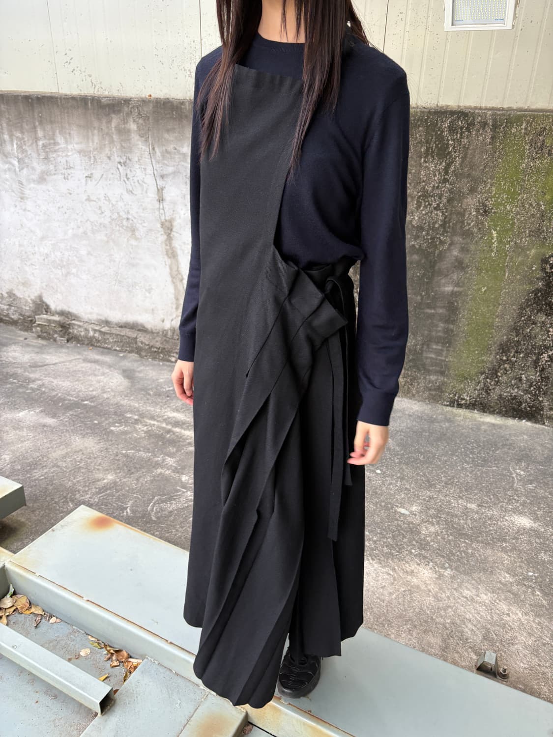 A/T 아츠로 타야마 비대칭 랩 원피스 상품이미지2