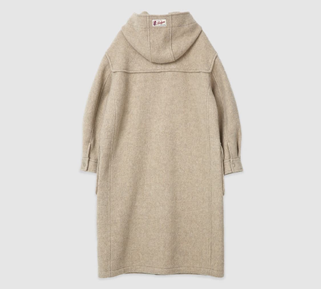 앤유 티스테드 후드 더플코트 [ Beige ] 상품이미지2