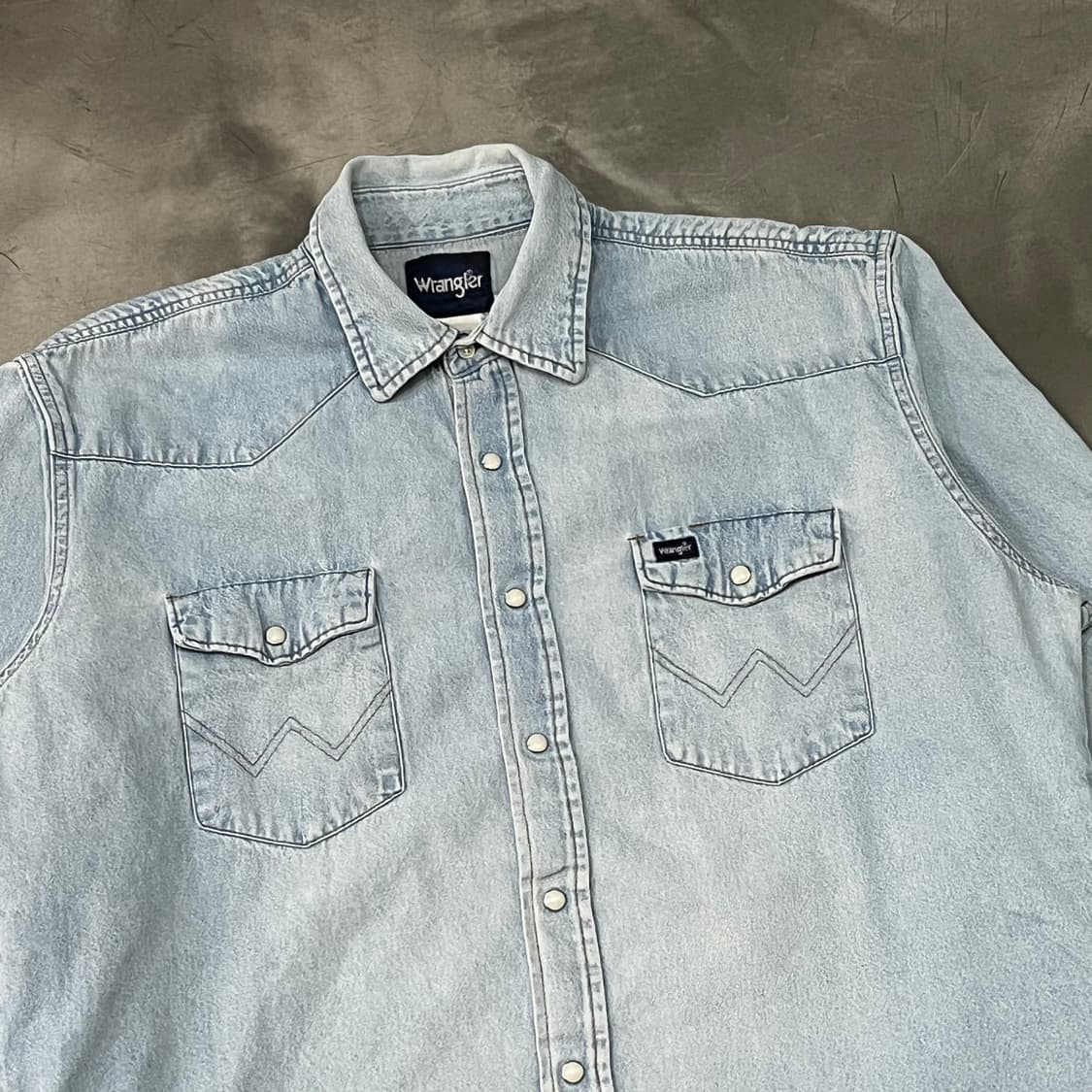  랭글러 웨스턴 데님 셔츠 y14649 상품이미지3