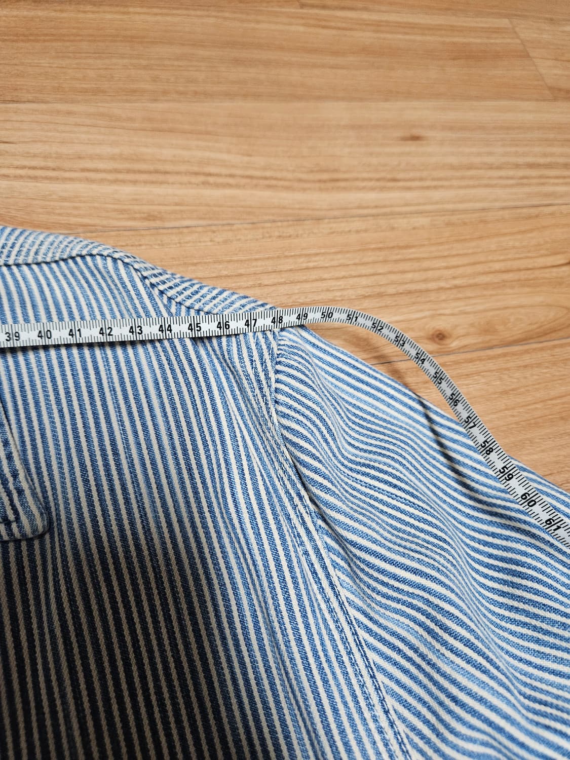 BLUE BLUE japan 블루블루 재팬 히코리 데님 커버올 자켓 상품이미지5