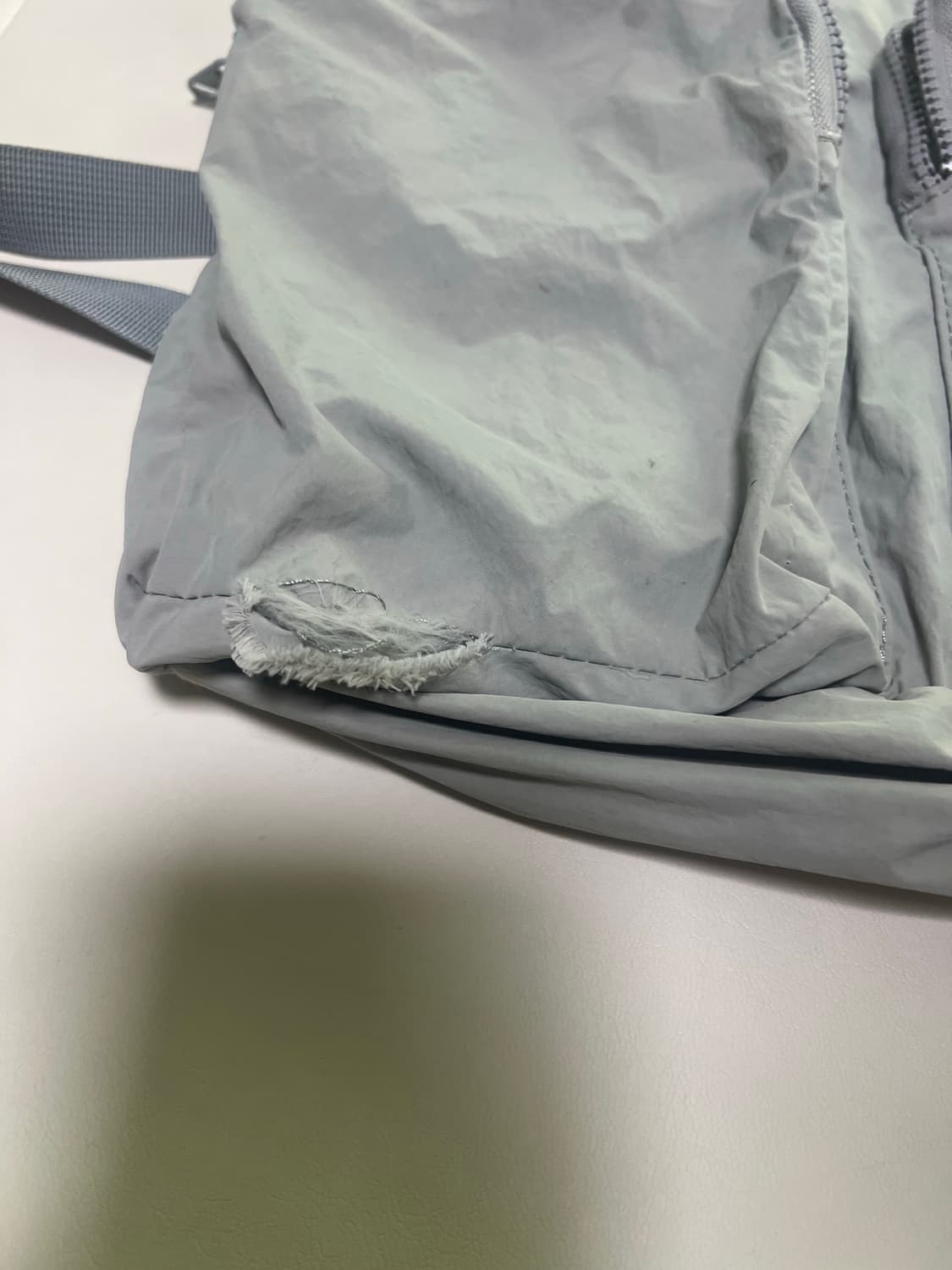 마리떼 프랑소와 저버 클래식 로고 스트링 백팩 라이트 그레이 상품이미지3