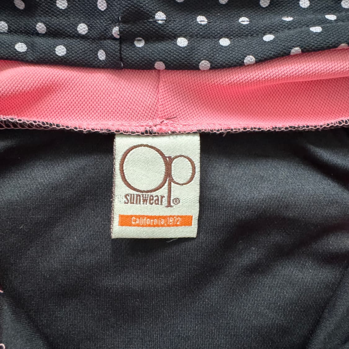 OP 일본빈티지 땡땡이 후드집업 땡땡이후드집업 y2k 후드집업 M 42 상품이미지4