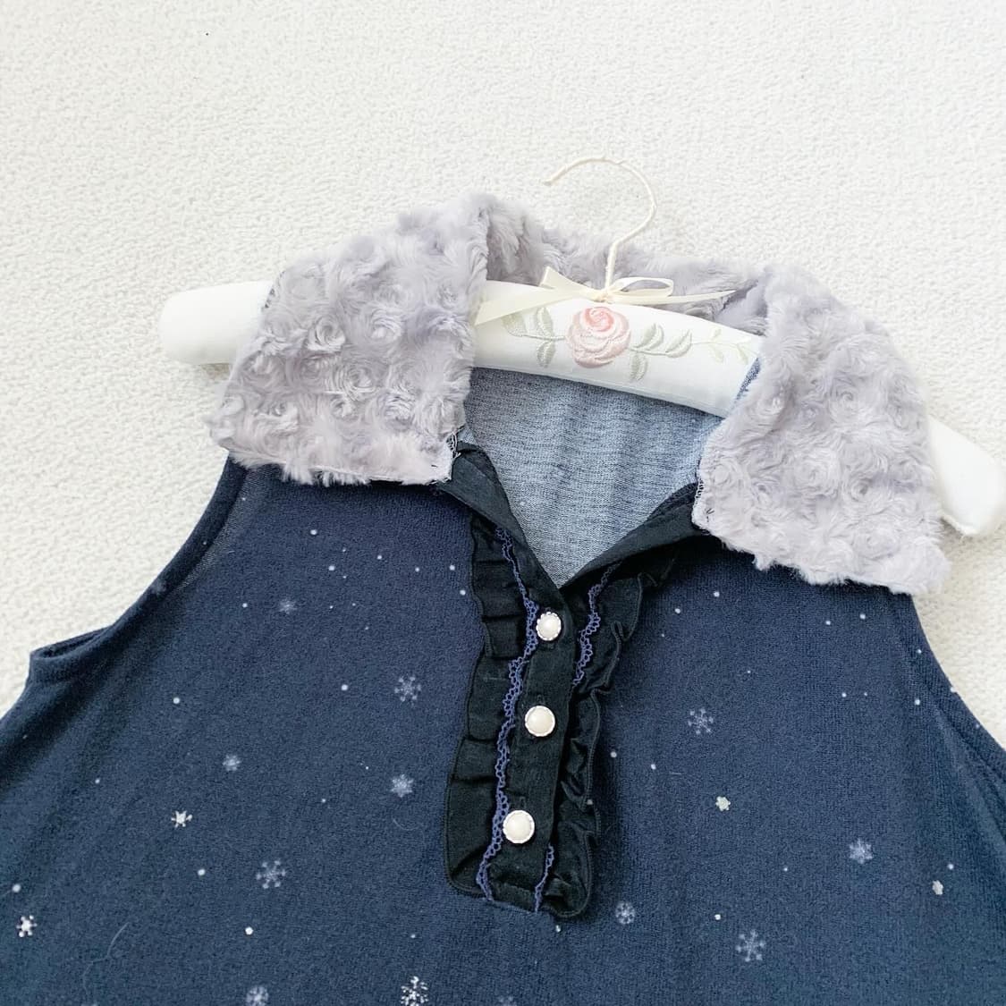 엑시즈팜 네이비 페어리 큐빅 슬리브리스 상품이미지3